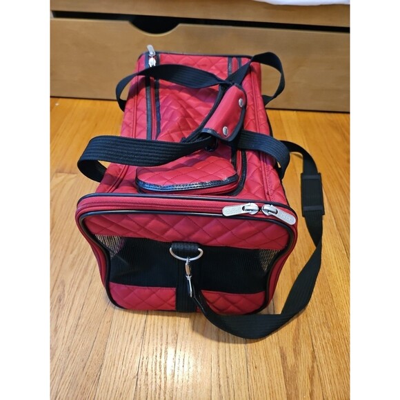 Original Sherpa Pet Carrier Medium Red Airline Approved Pet Carrier No Insert - Picture 4 of 16